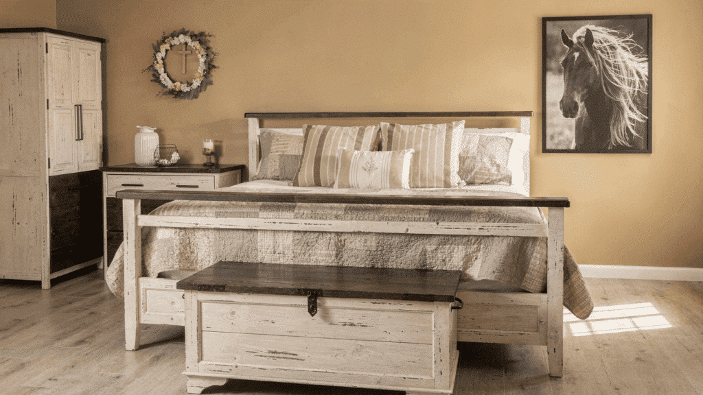 rustic white bedroom ideas