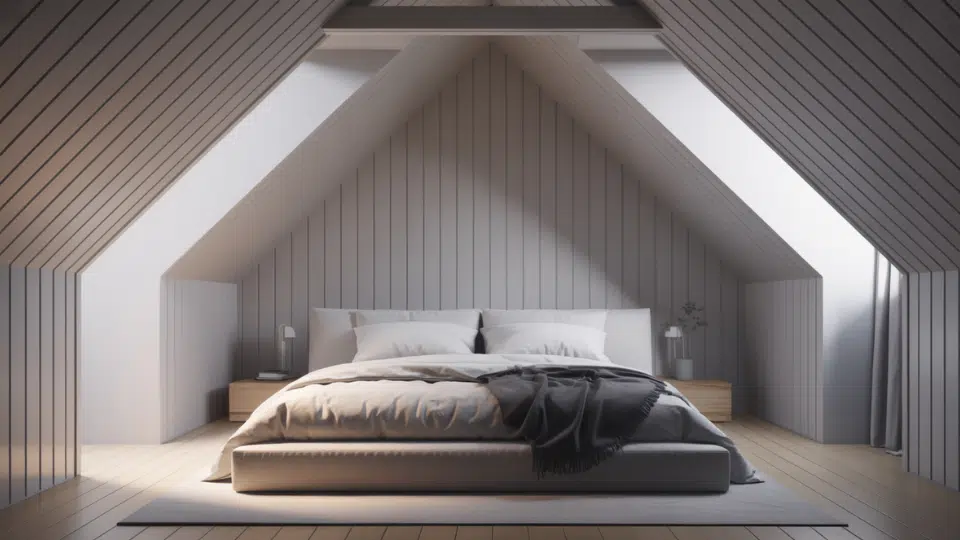 same color on walls and ceiling