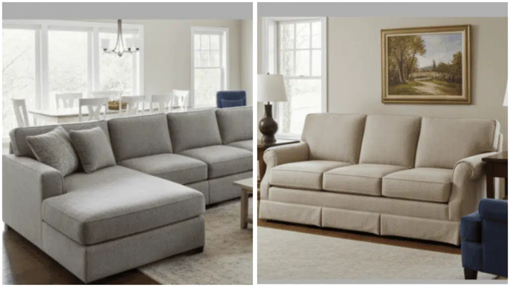 sectional vs traditional sofa
