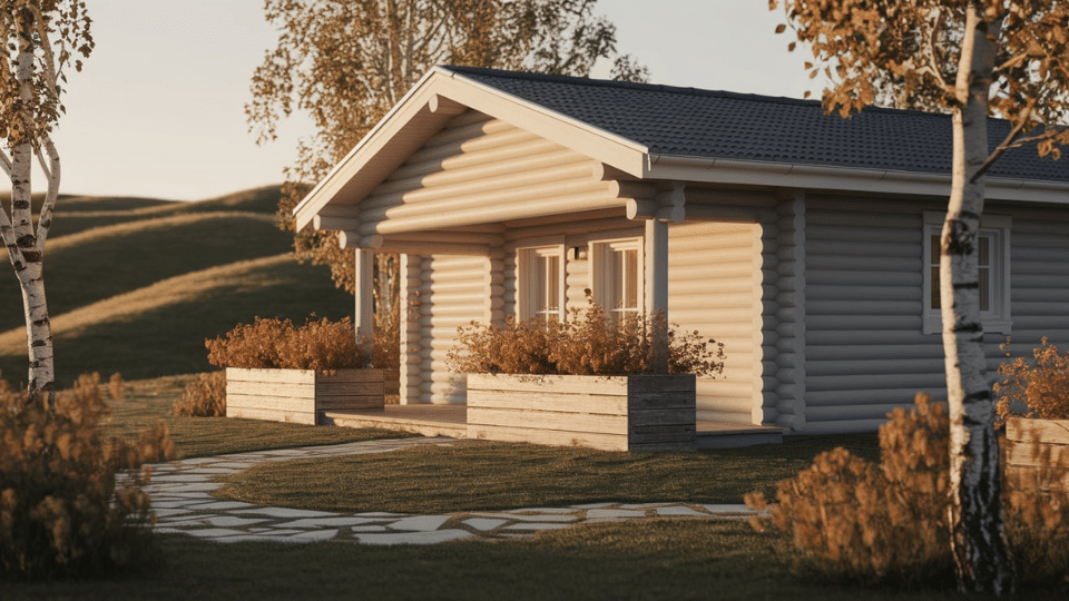 simple rooflines with contemporary forms