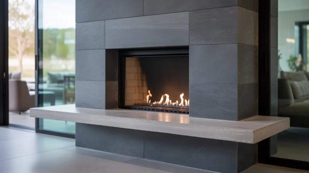 thin hearth fireplace