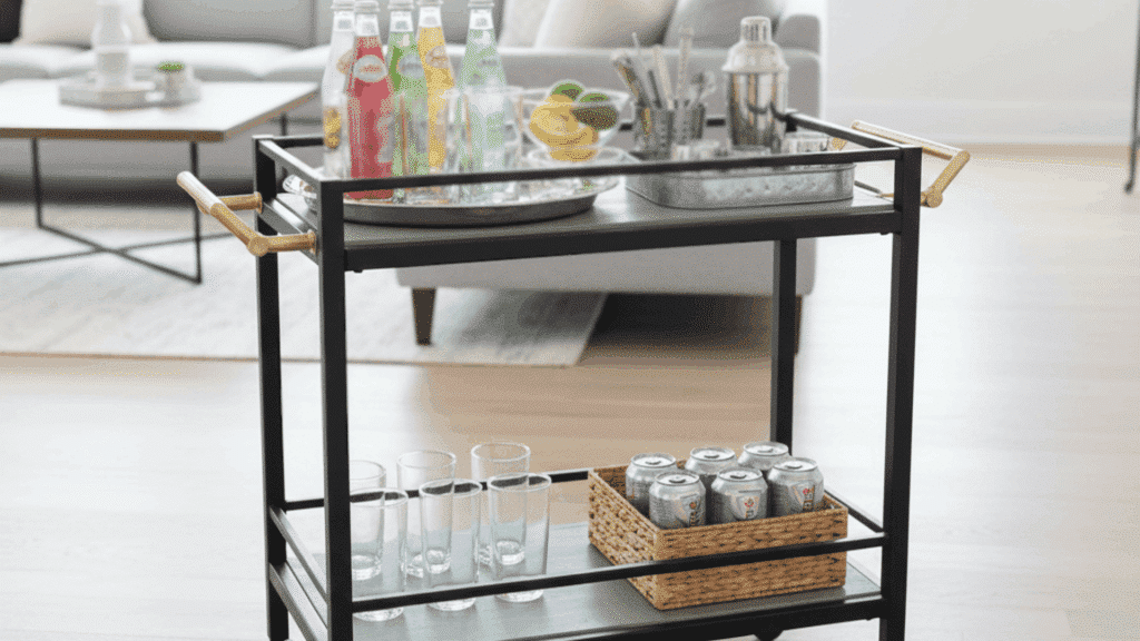 thrifted cart makeover