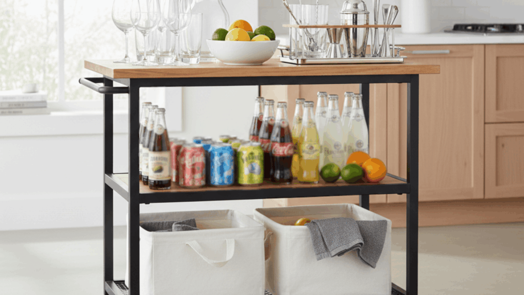 utility bar cart
