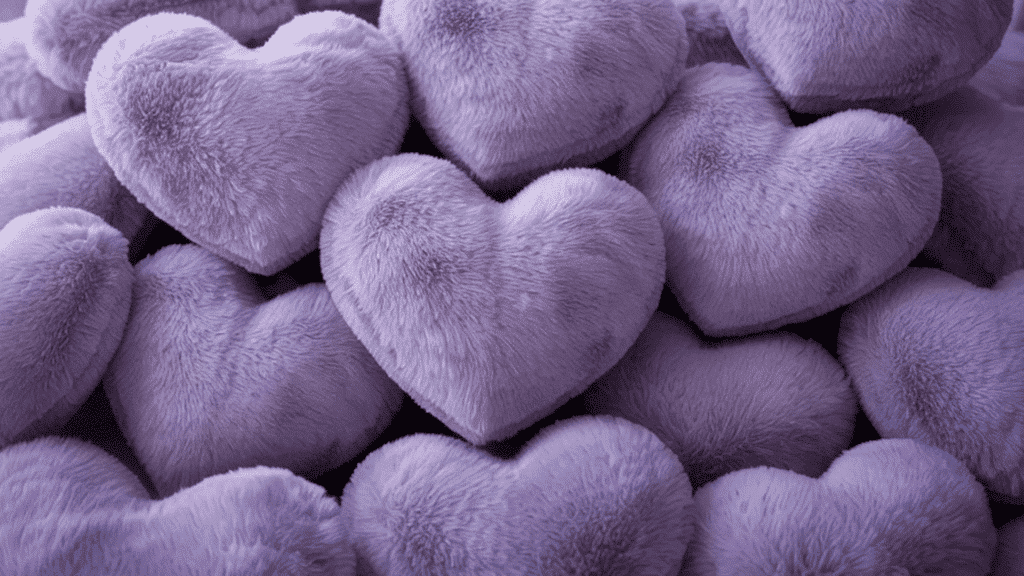 valentines colors purple