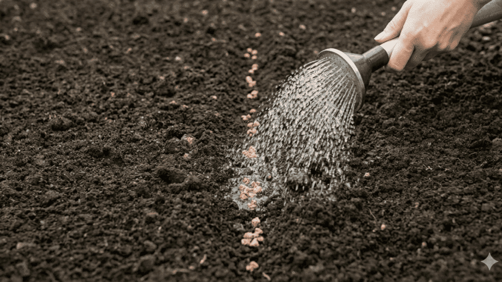 water gently after planting