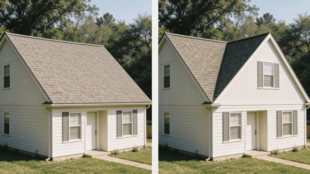 what is the  difference between a hip roof and a gable roof