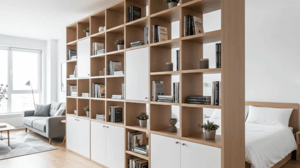 wide shelves