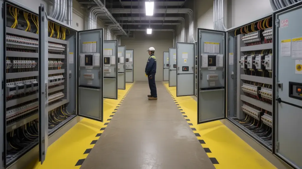 electrical room working space clearance