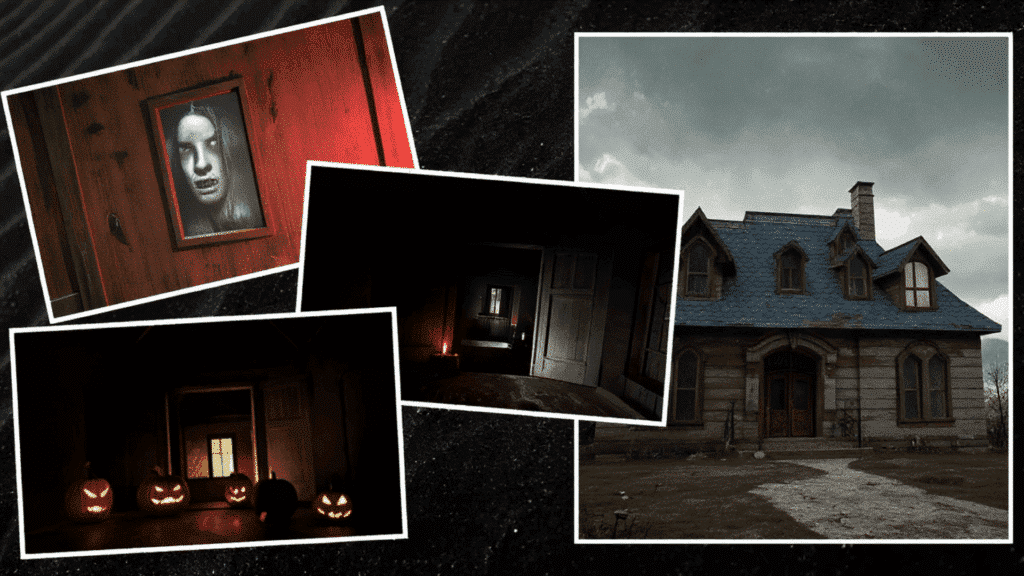 escape room themed haunted house