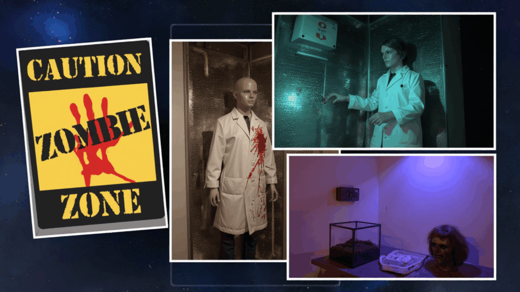 escape room zombie theme