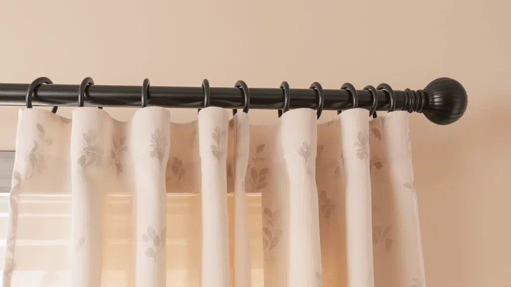 hanging curtains with ring clips