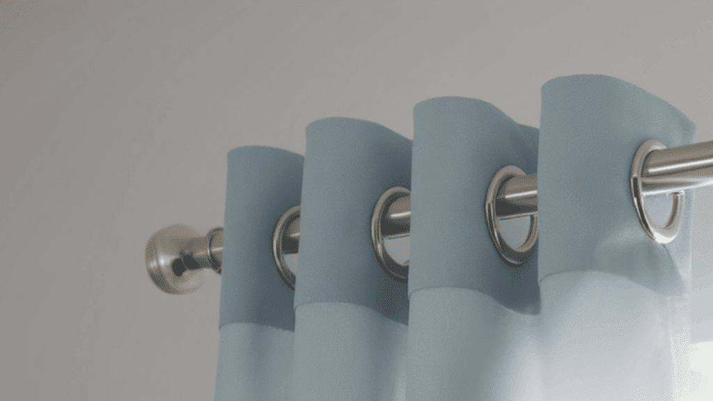 hanging grommet curtains hack