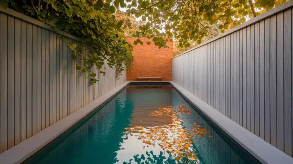 lap pools for narrow spaces