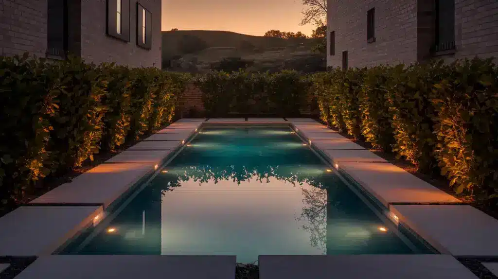 low profile lighting placement