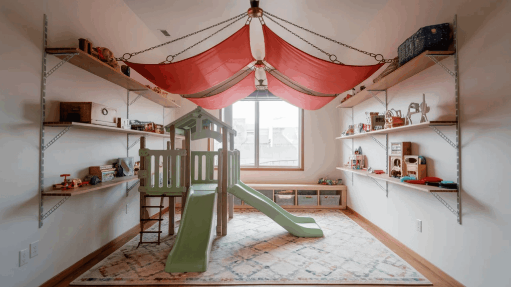 canopy in a play area