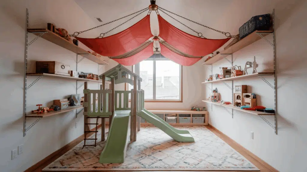 canopy in a play area