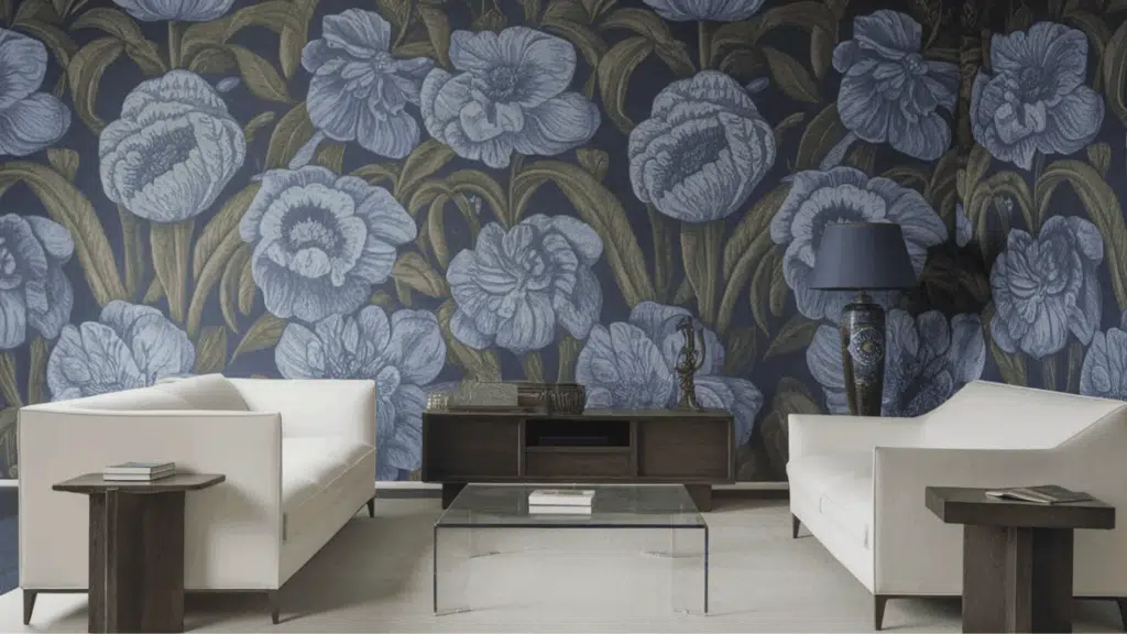 clean straight lines in a room