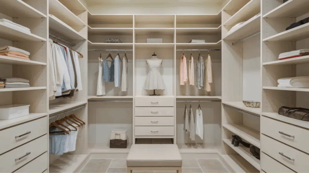 closet upgrade with a modern touch