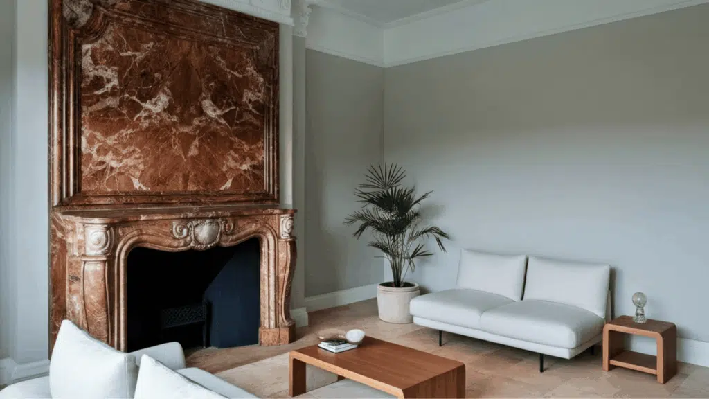 contemporary and modern elements used in common area