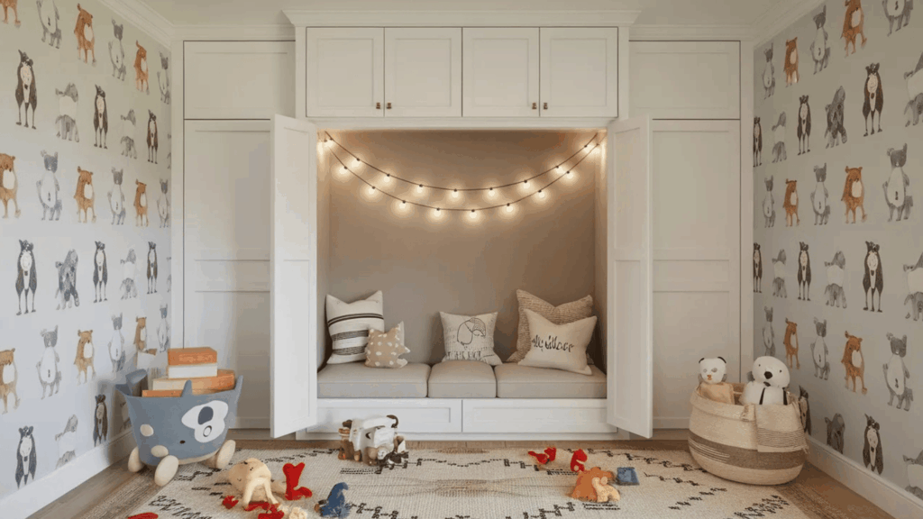 converting a closet into a Reading Nook