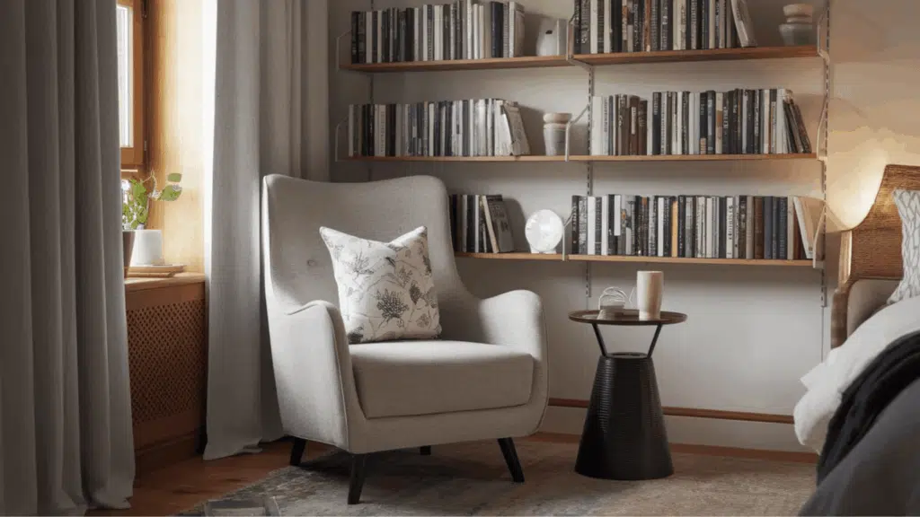 cozy reading nook