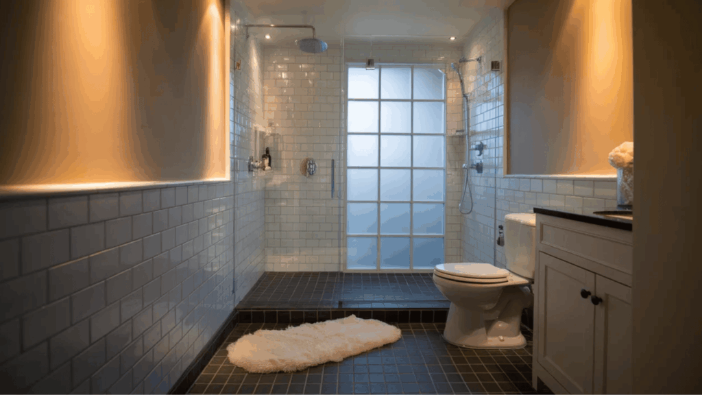 heated flooring in bathroom