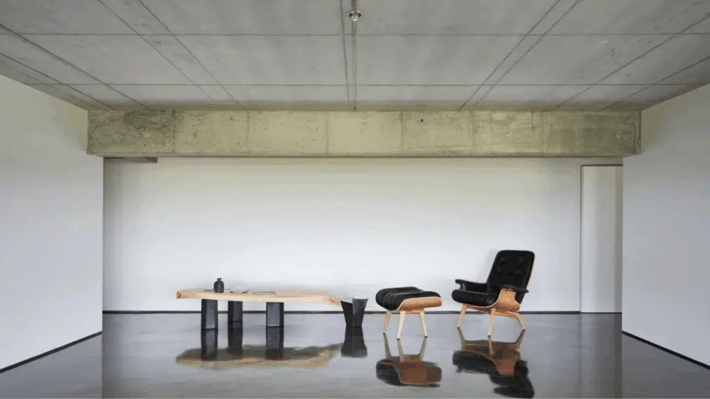 industrial concrete ceiling