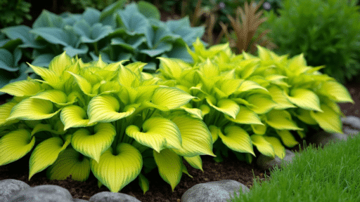 lush hosta plant with broad layered foliage thriving in partial shade.png
