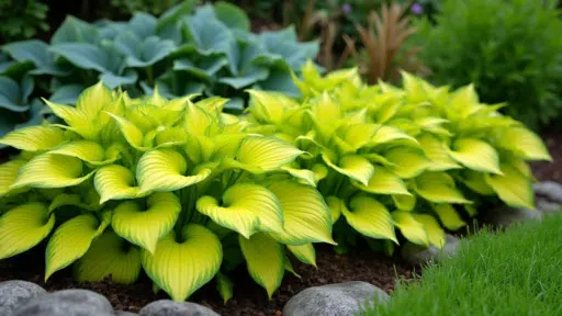 lush hosta plant with broad layered foliage thriving in partial shade.png
