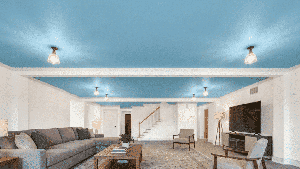 mimic sky blue theme ceilings