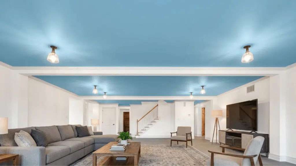 mimic sky blue theme ceilings