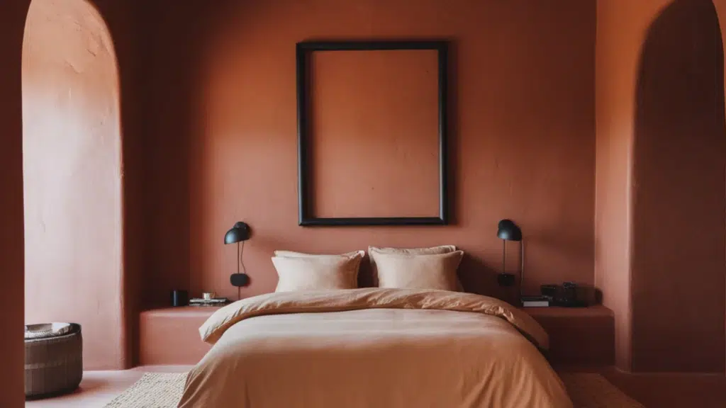 _open doors revealing a small desk, shelves, and drawers inside