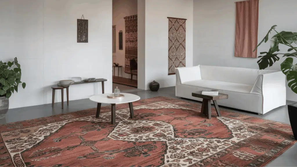 ornate rugs used for victorian theme