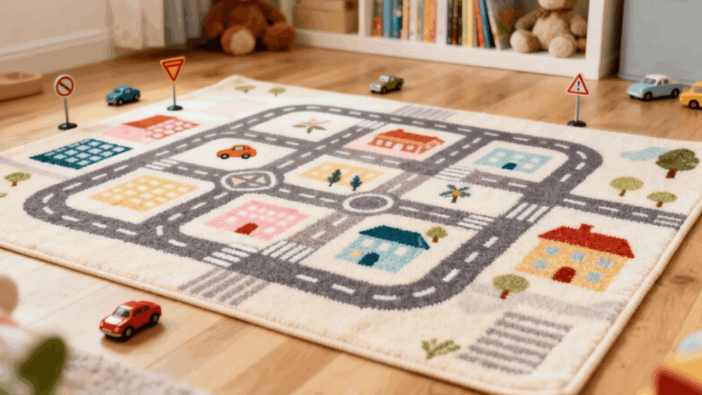 road play rug for kids