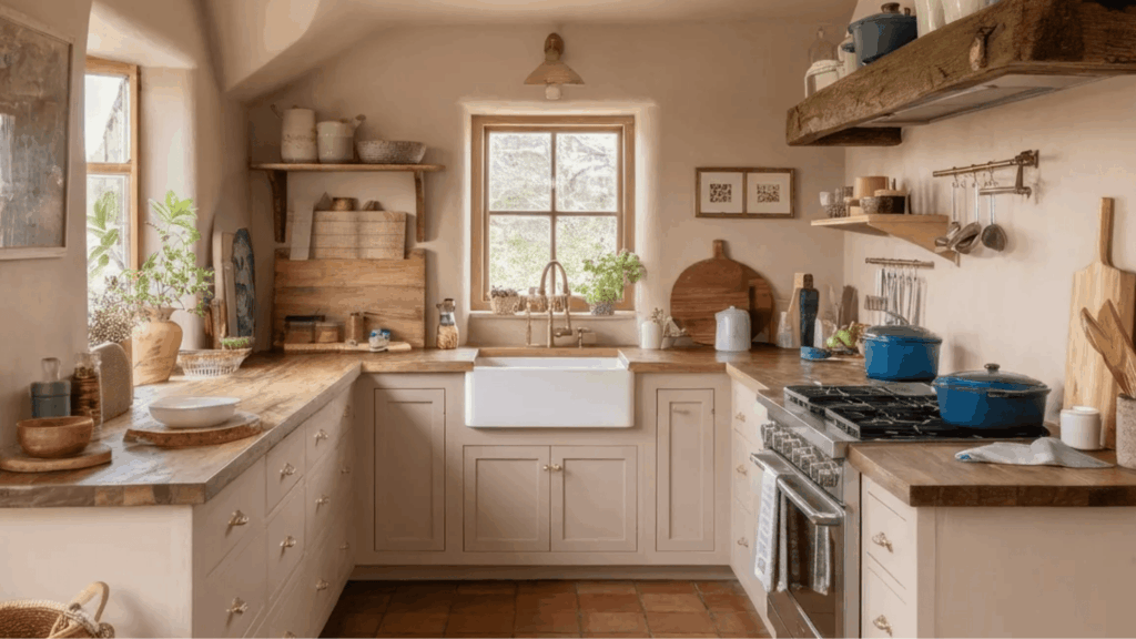 sashay sand in kitchen walls and cabinet