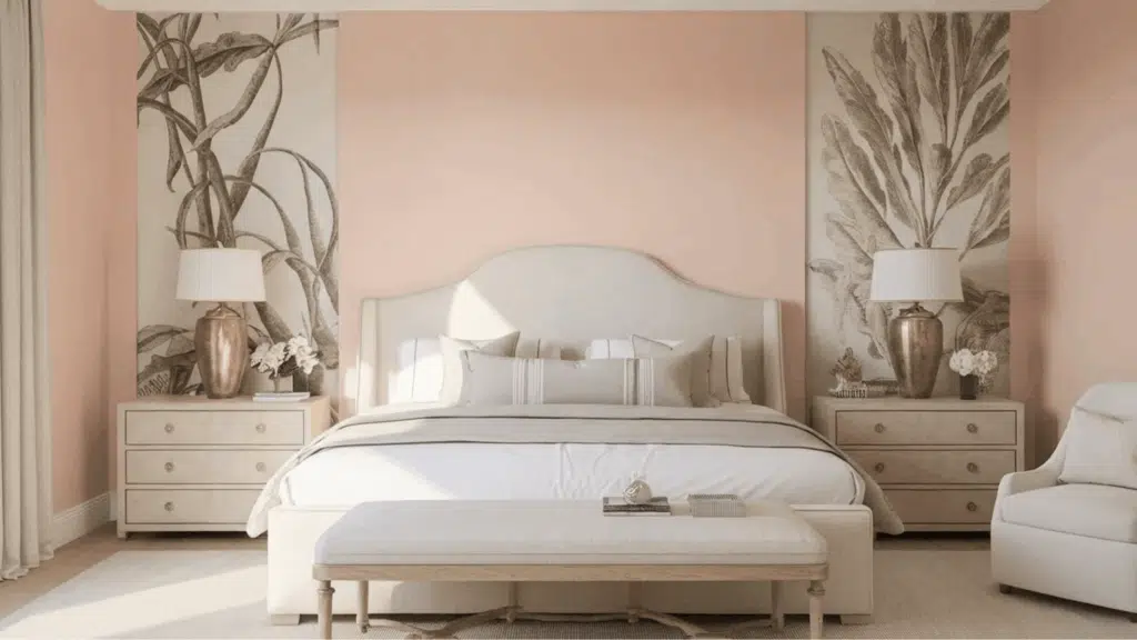 sashay sand on the walls of bedroom