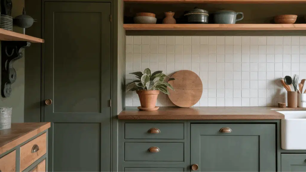 shade grown on kitchen cabinets