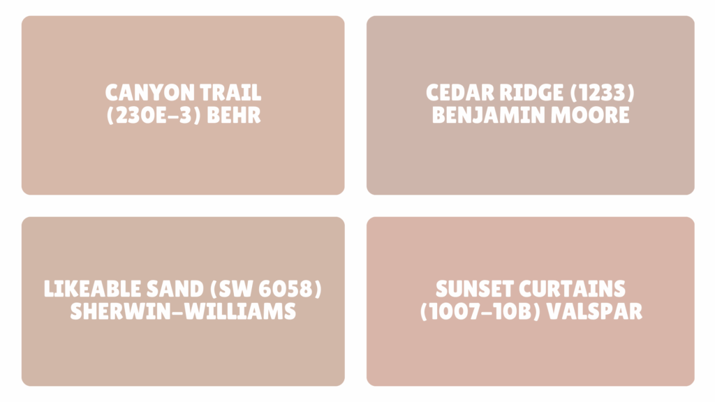 similar colors to sashay sand