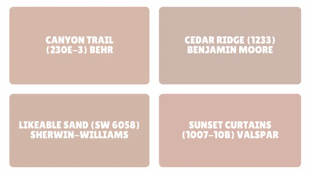 similar colors to sashay sand