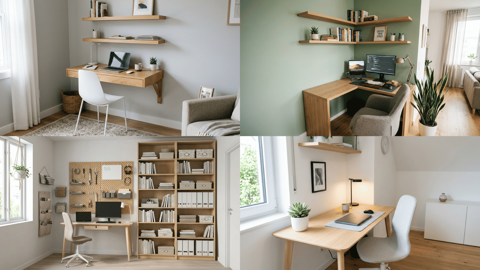 77 Creative Home Office Design Ideas for Small Spaces - Enthralling ...
