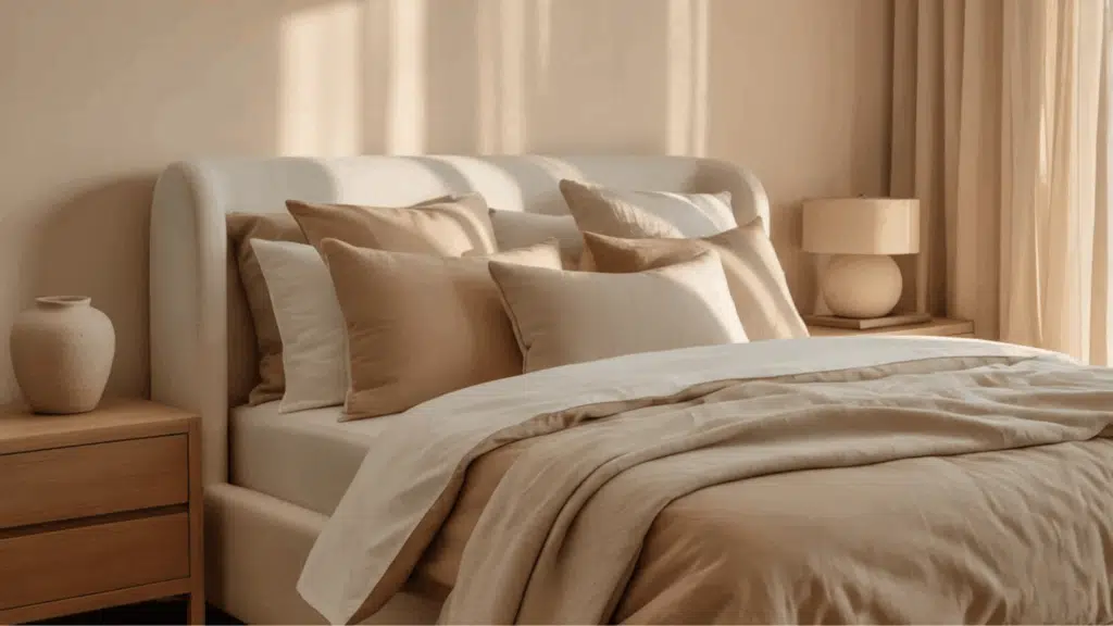 steamed milk with sashay sand in bedroom