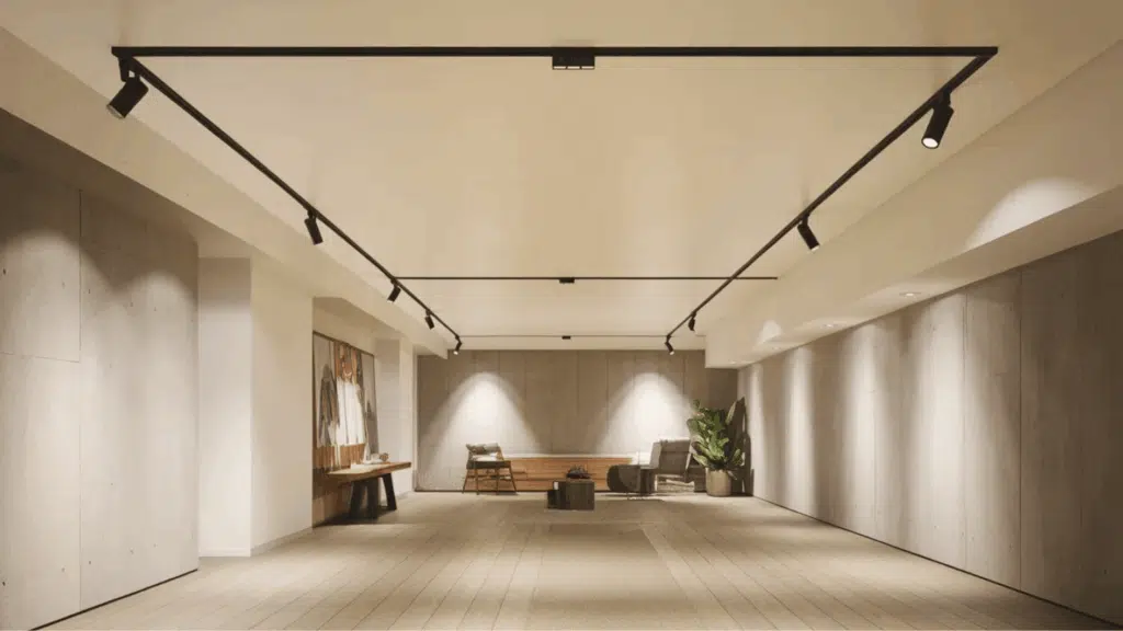 track lighting setup