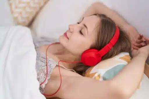 A person sleeping