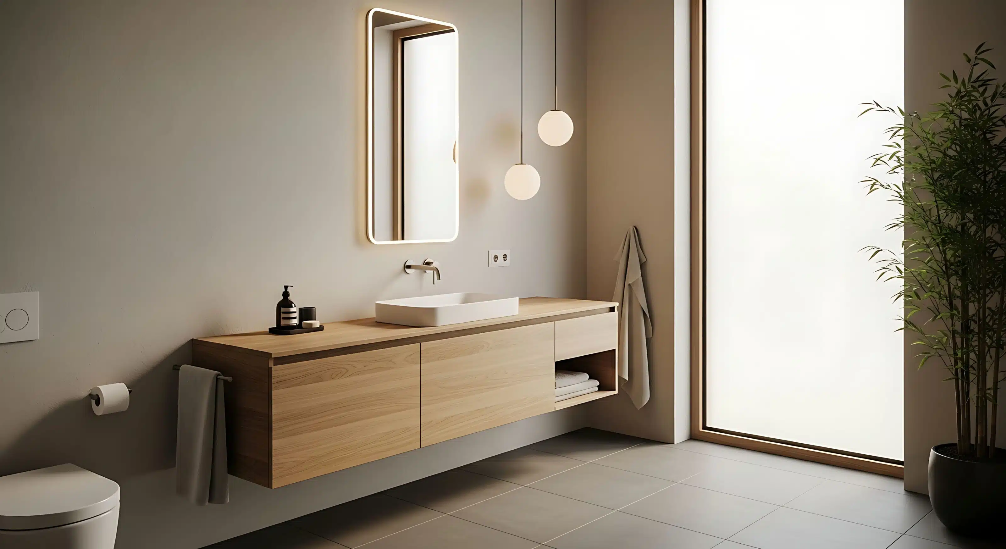 How a Wall-Hung Vanity Really Benefits a Bathroom