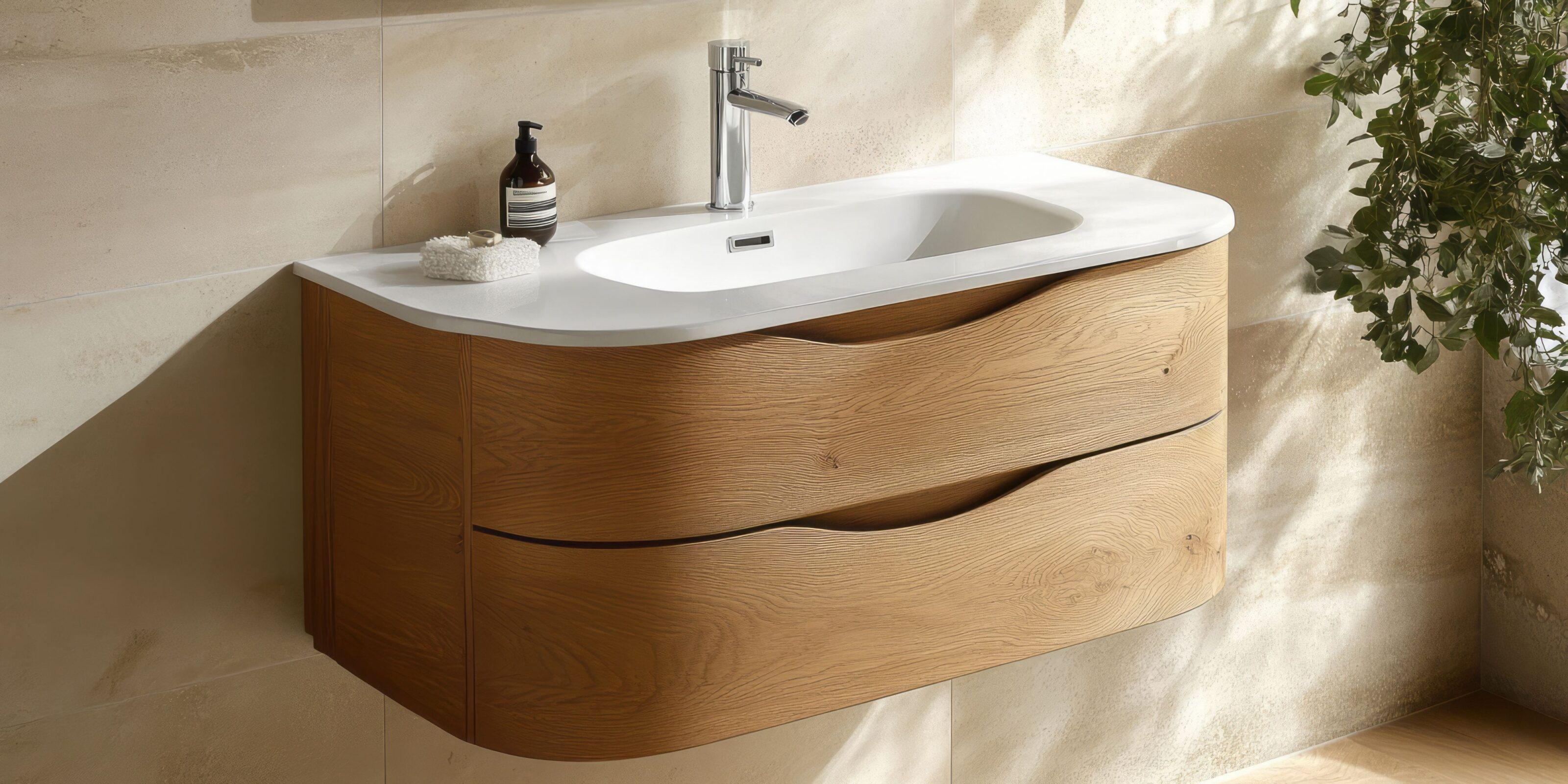 Where a Freestanding Vanity Really Comes Into Its Own