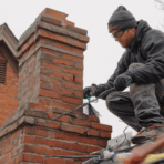 how to clean a chimney diy cleaning with brush and safety gear