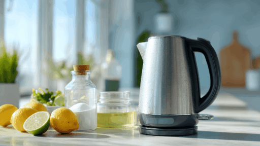 how to clean an electric kettle at home step by step