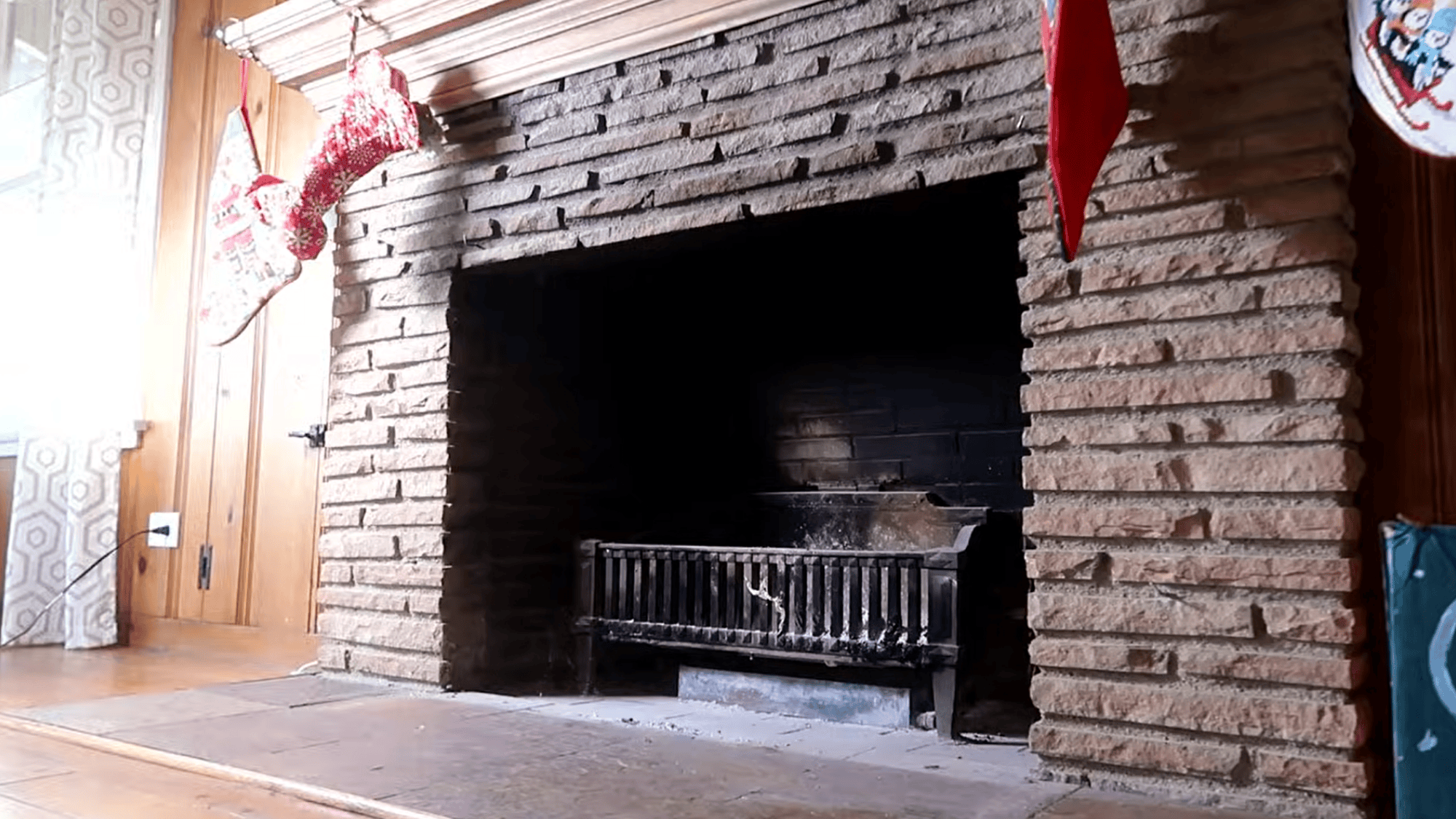prepare and seal the fireplace area chimney cleaning process