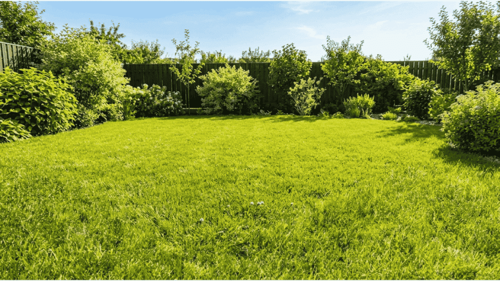 an image of an empty ground getting good sunlight exposure