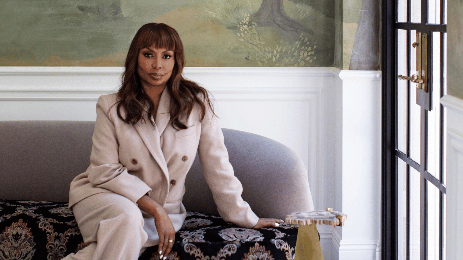brigette romanek in a relaxed luxury interior with balanced textures and inviting design